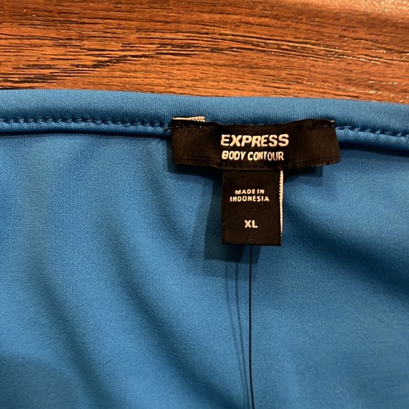 Express Body Contour Blue Corset Top Size XL - Picture 8 of 8